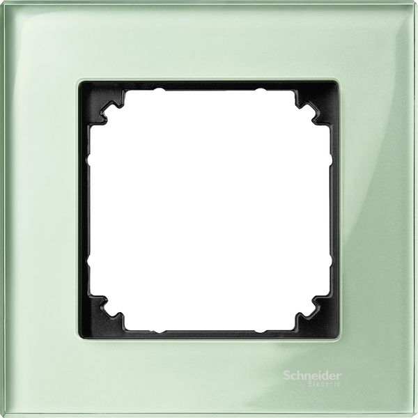 Real glass frame, 1-gang, Emerald green, M-Elegance image 3