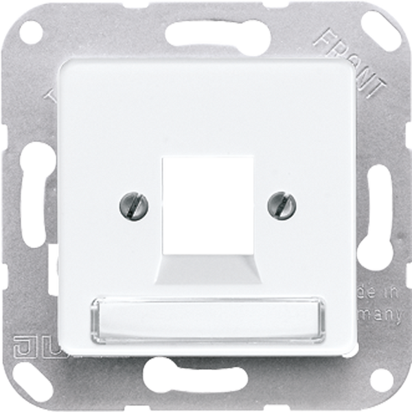 Centre plate for modular jack sockets 169-1NWEWW image 1