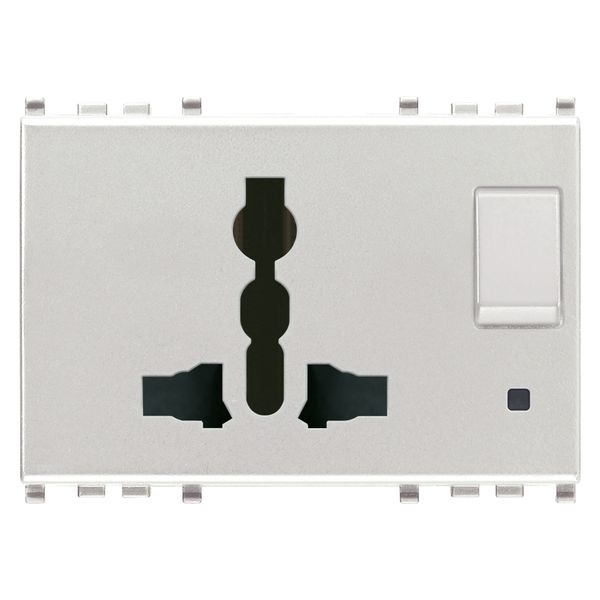 2P+E 13A SICURY multi-outlet+switch Next image 1