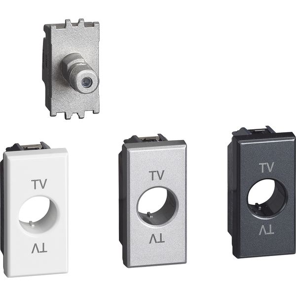 AXOLUTE - COAXIAL SAT SOCKET F-TYPE 1M image 1