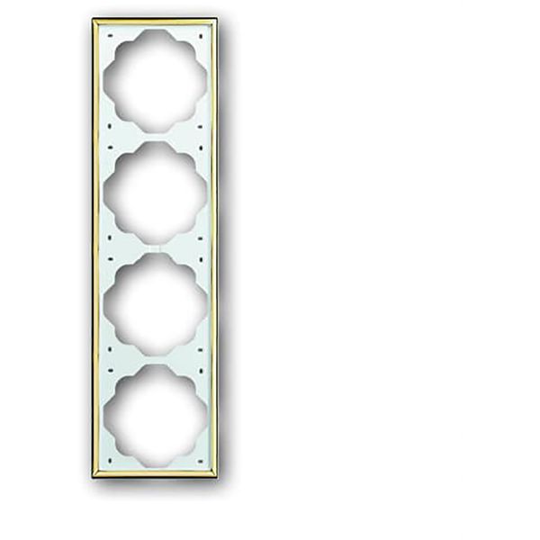 1724-73 Cover Frame 4gang(s) solar gold - impuls image 1