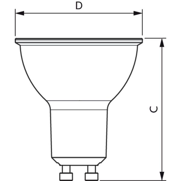 PILA LED 500lm GU10 CW 120D ND 1CT/10 image 2