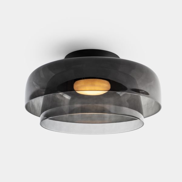 Ceiling fixture Levels Ceiling 2 Bodies Ø420mm + Ø320mm LED 24.4W SW 2700-3000-4000K DALI-2 Black 1850lm image 1