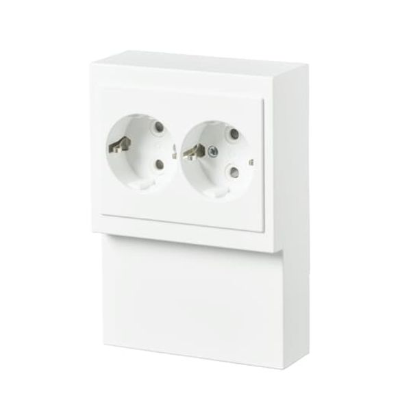 402EL-884 Socket outlet White - Impressivo image 1