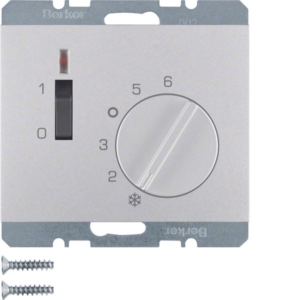 Temp. cont., NCcontact, centre plate, 24V AC/DC, rocker switch, K.5, a image 1