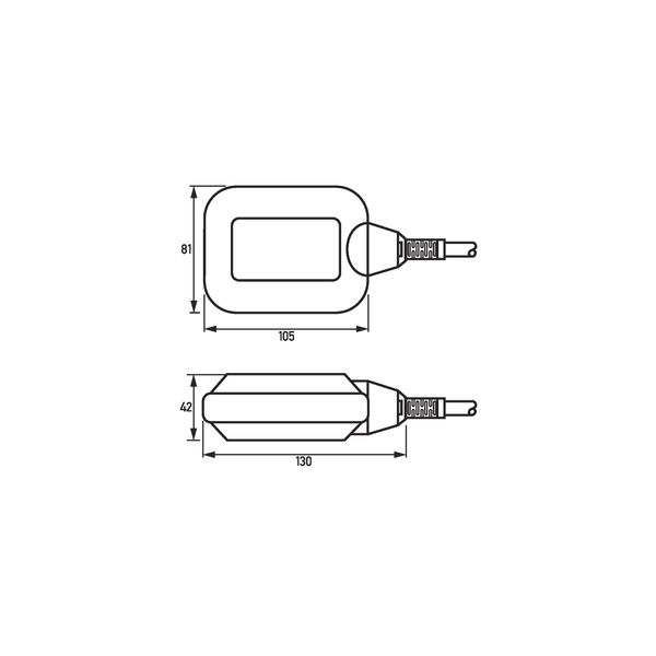 Spec.Surface Cap w. integr. frame 2-gang CD582AWW image 6