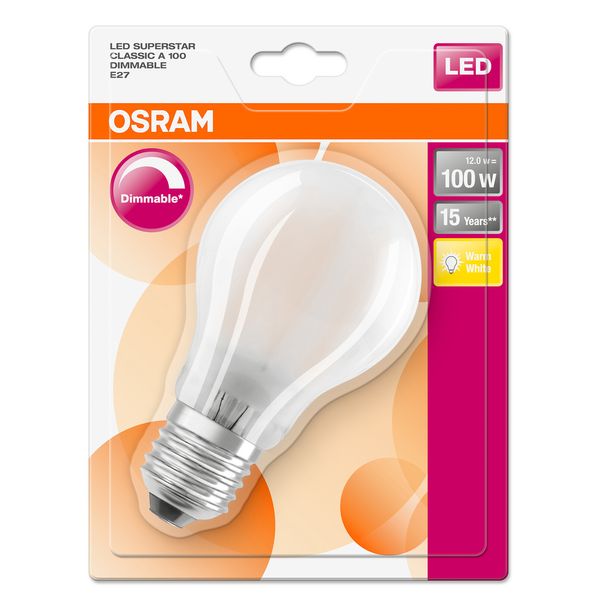 LEDSCLA100D 12W/827 230VGLFRE27BLI1OSRAM image 1