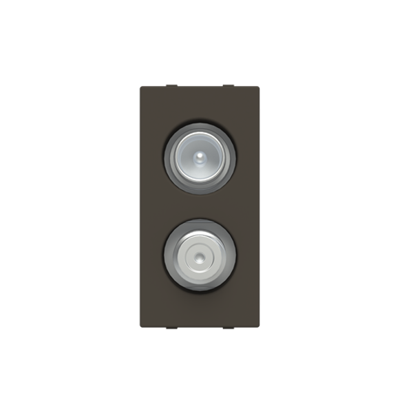 N2151.8 AN TV outlet SAT Anthracite - Zenit image 1