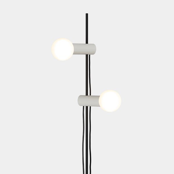 Floor lamp Nude E27 E27 30W Black image 1