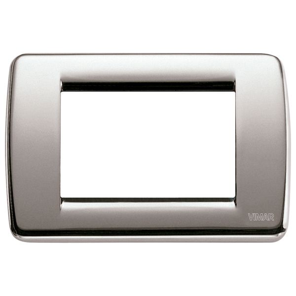 Rondò plate 3M metal brushed nickel image 1