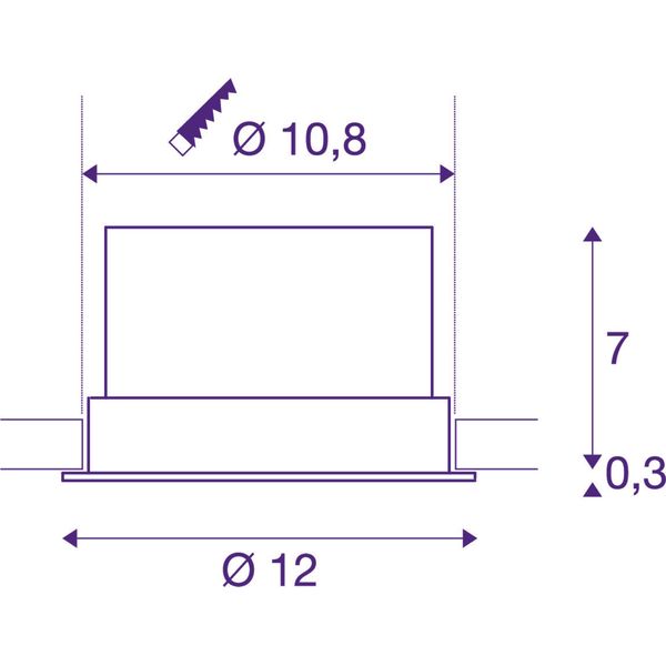 OCULUS DL MOVE 10,5W 2000-3000K 230V IP20 black image 1