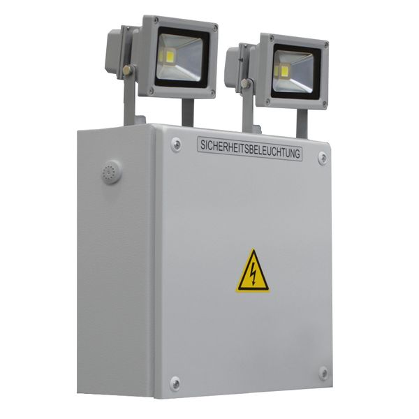 Emergency floodlight SKS 2x10W LED 8h 230V AC image 1