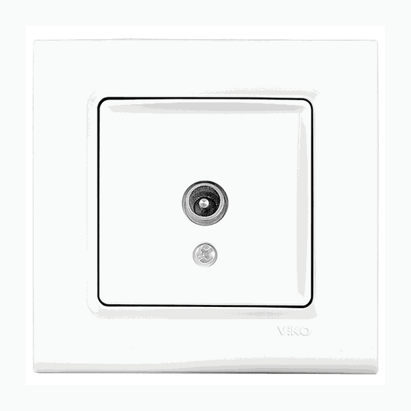 Linnera-Rollina TV Socket Unresisting White image 1