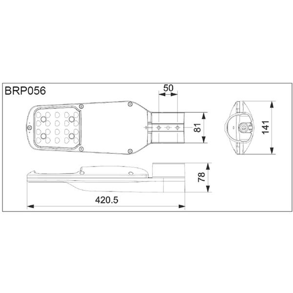 BRP056 LED53/730 PSU 42W SLF CE image 2