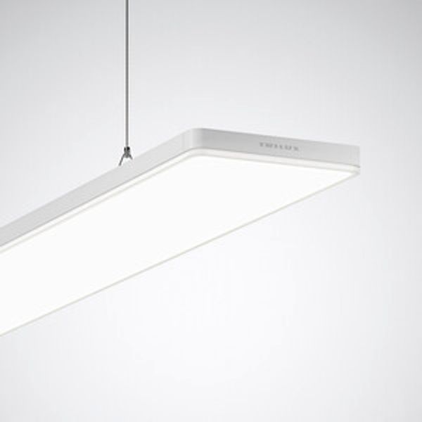 Suspended luminaires Lunexo H Prisms White ETDD 73W 8700lm Wide reduced glare UGR19 (W19) IK03 3 SDCM image 1