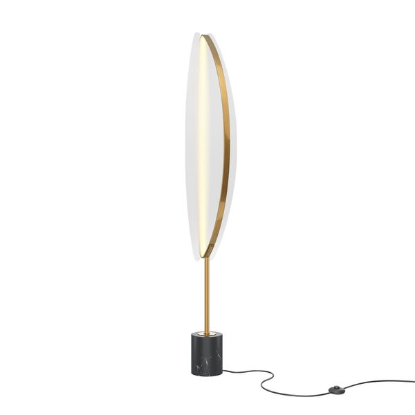 Modern Breeze Floor lamp Brass image 1