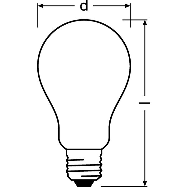 LED Retrofit CLASSIC A 17 W/4000 K GLFR E27 image 5