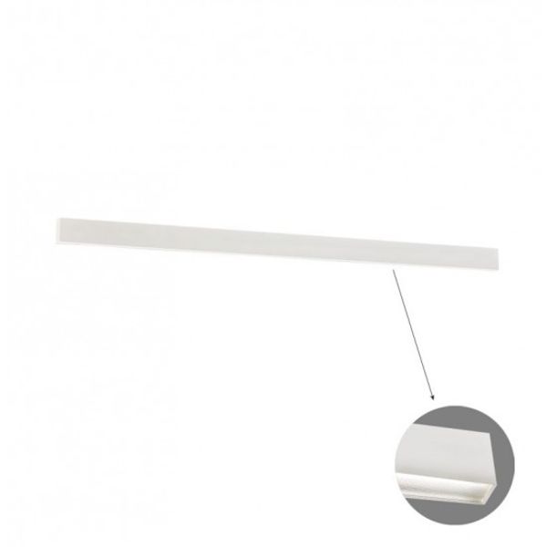 Linear Ceiling L2540 3000K White Microprismatic Di image 1