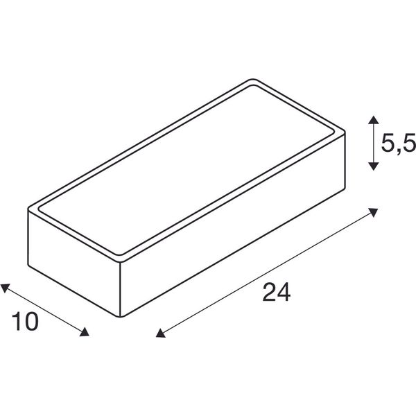 WL149 LED wall light, matt white image 2