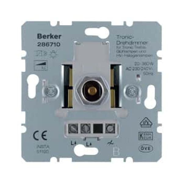 Berker rotary tronic dimmer 10-360W image 1