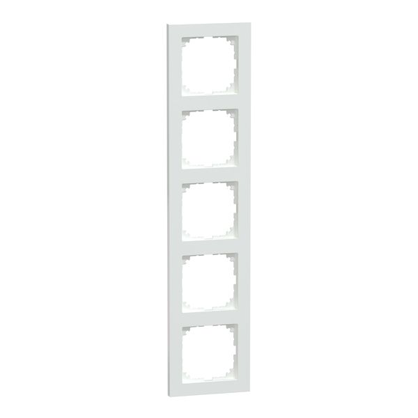 M-Pure 5-gang frame active white image 2