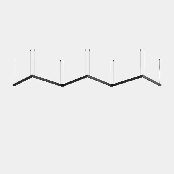 Lineal lighting system Apex "WW" Pendant 120.6W LED warm-white 2700K CRI 90 ON-OFF Black IP20 9378lm image 1
