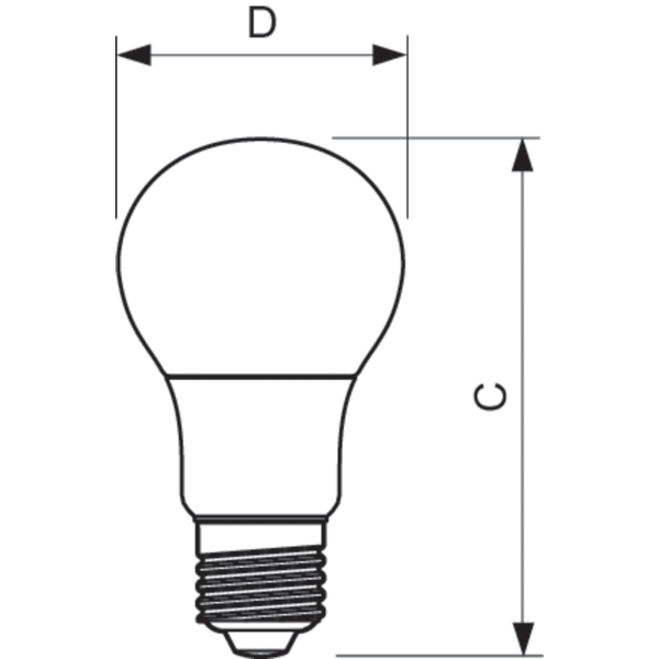 MAS LEDbulb DT 6-40W E27 A60 CL image 2