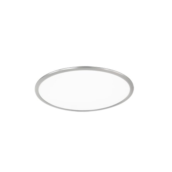 Phoenix LED ceiling lamp 62 cm brushed steel image 1