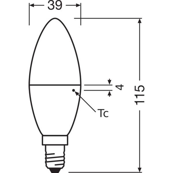 LED PCR LAMPS WITH CLASSIC B 7.5W 827 Frosted E14 image 10