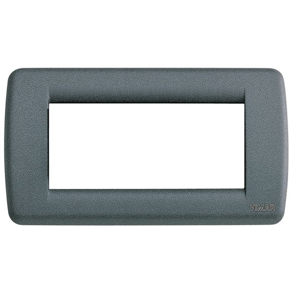 Rondò plate 4M metal slate grey image 1