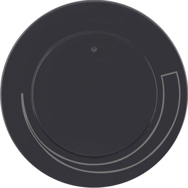 Centre plate for speed cont., setting knob, R.1/R.3, black glossy image 1