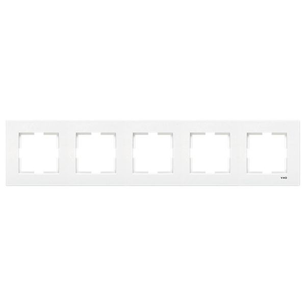 Karre Accessory White Five Gang Frame image 1