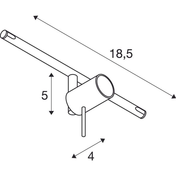 SYROS, cable luminaire for TENSEO, QR-C51, white image 3