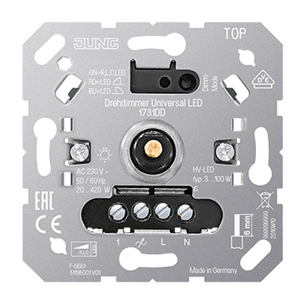 Dimmer Insert,Rotdim,3-400W,20-420V image 3