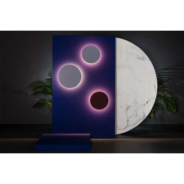 TOU WALL LAMP BURGUNDY 12W 2700K image 1