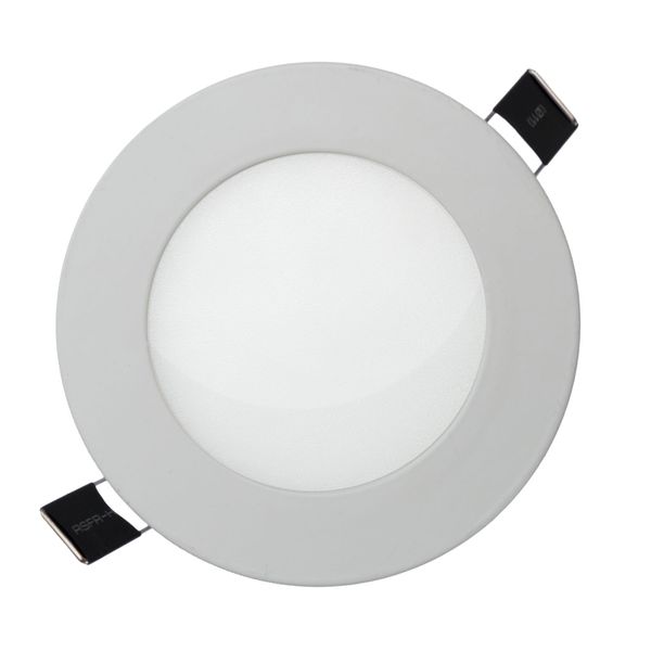 ALGINE  ECO LED ROUND  230V 12W IP20  CW CEILING PANEL white frame image 6