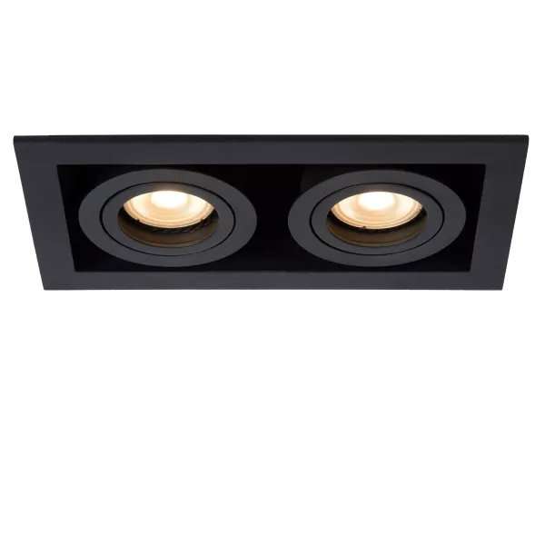 CHIMNEY Recessed spotlight  2x GU10/50W  Black image 1