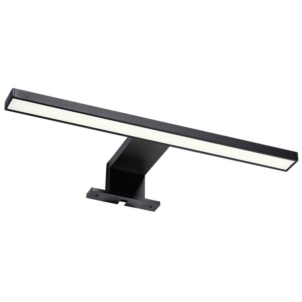 LED Mirror Light 5W 30cm 354Lm IP44 matt black THORGEON image 1