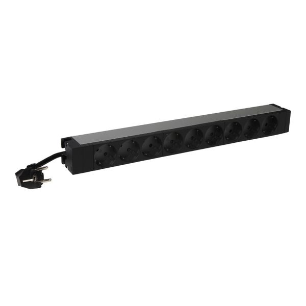 PDU 19 inches 1U 9 x 2P+E german standard image 2