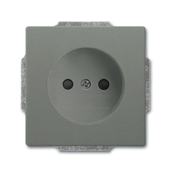 2300 UCRKS-803-503 Socket Outlets grey metallic - Busch-axcent image 1