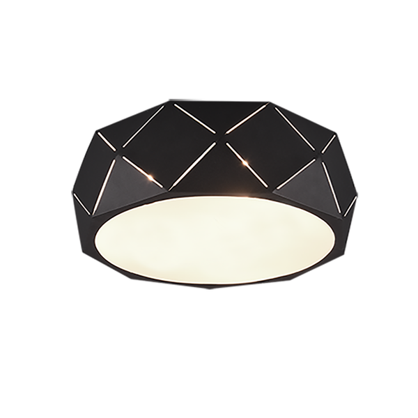 Zandor ceiling lamp 3xE27 matt black image 1