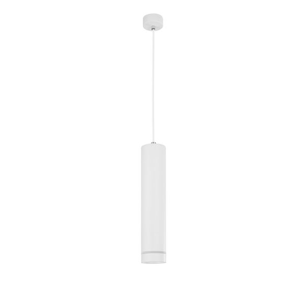 Sandy White Aluminium & Acrylic LED GU10 1x10 Watt IP20 220-240 Volt Bulb Excluded D: 6 H 1: 30 H 2: 150 cm image 1