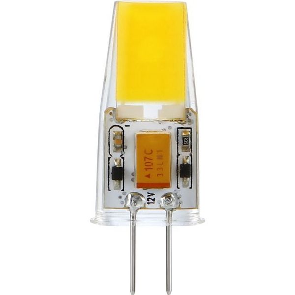 LED G4 COB T12x37 12V 260Lm 2W 827 AC/DC Clear Dim image 1