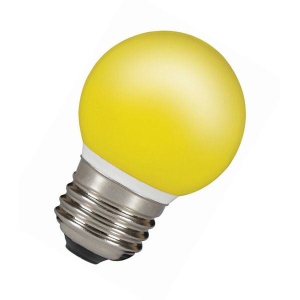 LED Bulb E27 0.5W P45 220V YELLOW 26889Sylvania image 1