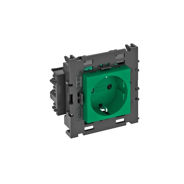 Socket 0°, Connect 80, protective contact, single image 1