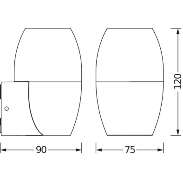 ENDURA® CANNON Wall Up GU10 image 5