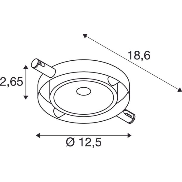 DURNO 6W 2700K 12V chrome image 2