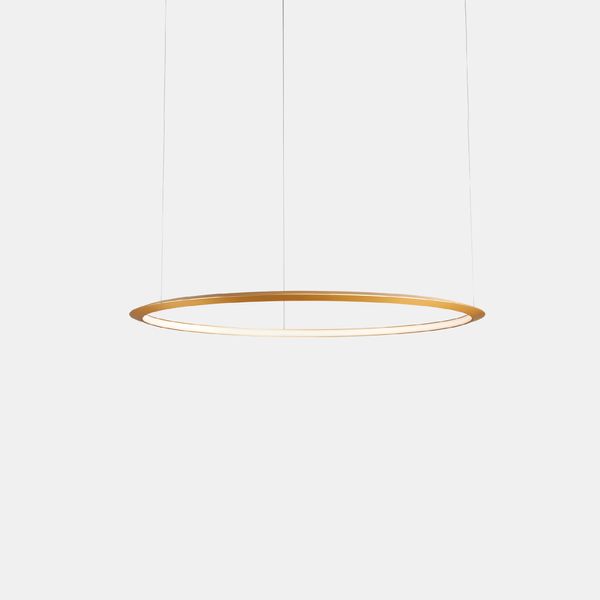 Pendant Circular Inward ø900 Recessed LED 45.6W 1438lm 2700K Gold image 1