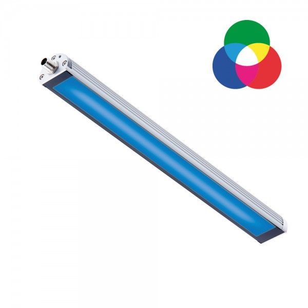 TUBELED_40 II RGB-W Power, 1540mm, 100°, ~54W (R)/~15W (G)/~54W (B) + ~57W (W), M12-A, 24V DC image 1