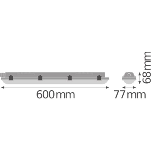 DAMP PROOF VALUE 600 9W 4000K IP65 image 9